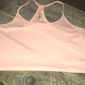 Peach under armor tank top
